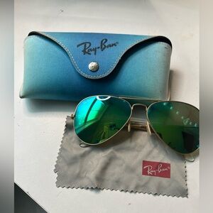 Authentic Ray-Ban Aviator Flash Lense